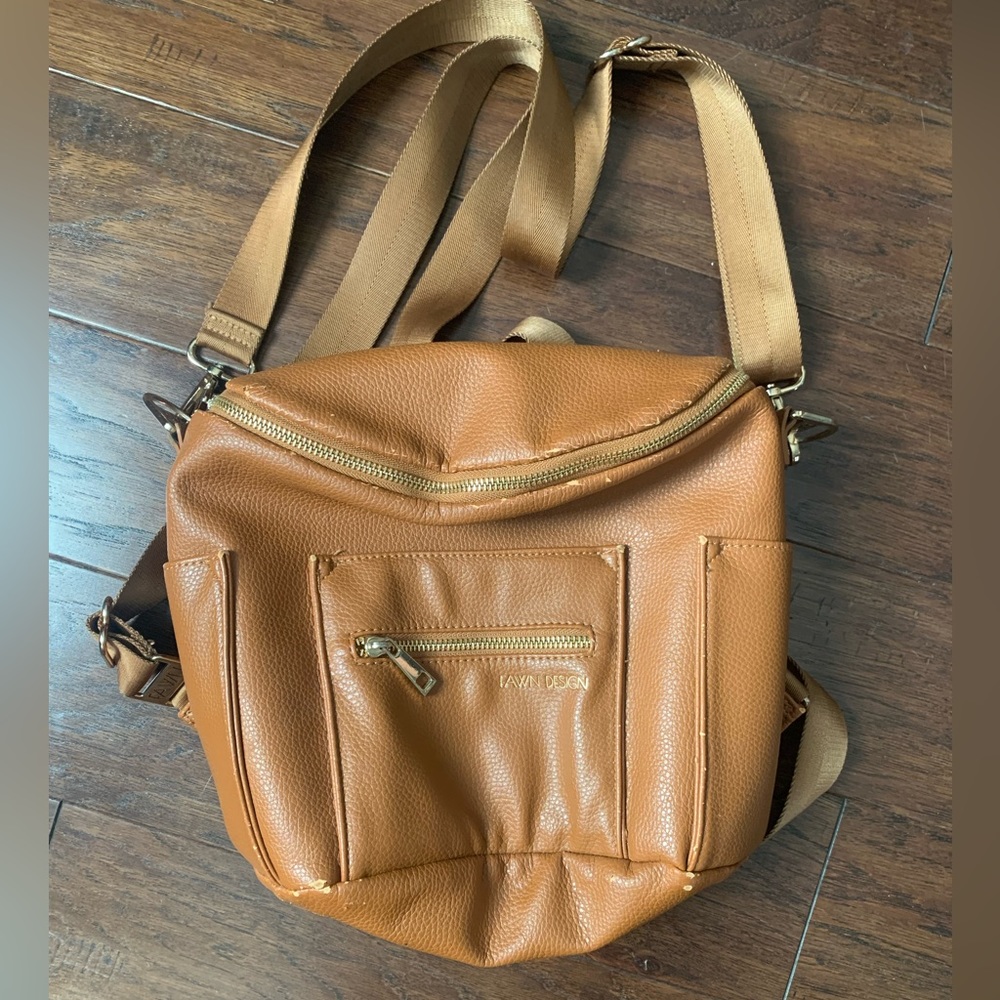 Mini Fawn Design Diaper Bag Brown